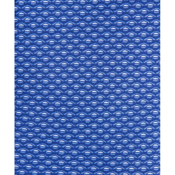 Niebieski krawat w drukowany wzór