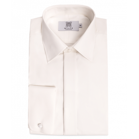 Formal cufflink shirt – ecru