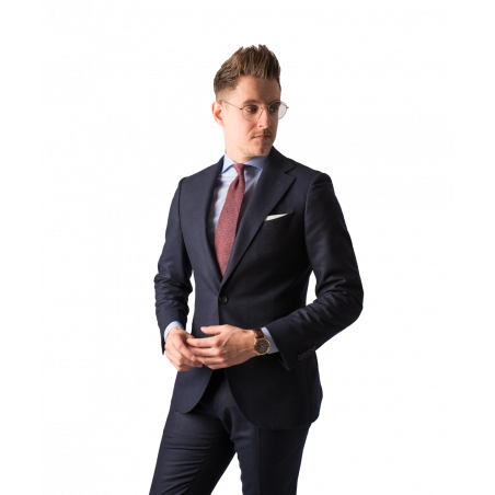 Navy Phoenix flannel suit