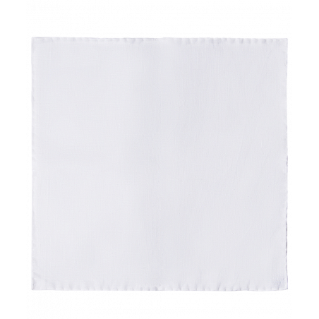 White linen pocket square