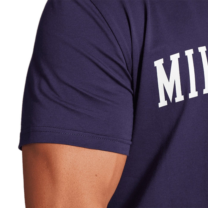 Granatowy t-shirt męski Miler Menswear