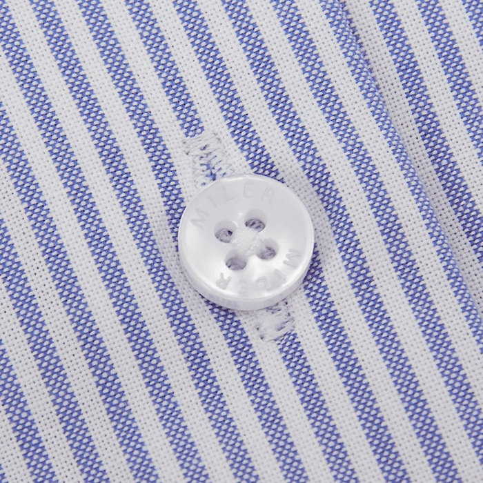 Koszula męska Oxford w błękitny prążek candy stripe