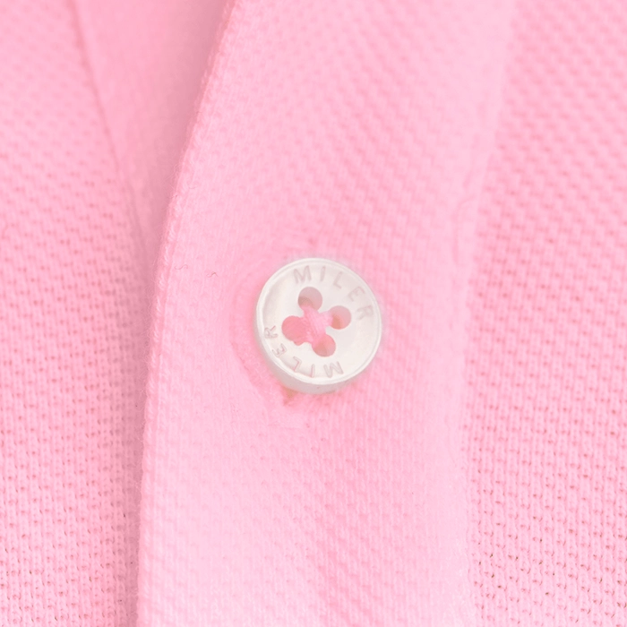 Różowa męska koszulka polo