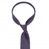 Fioletowy gładki krawat jedwabny...