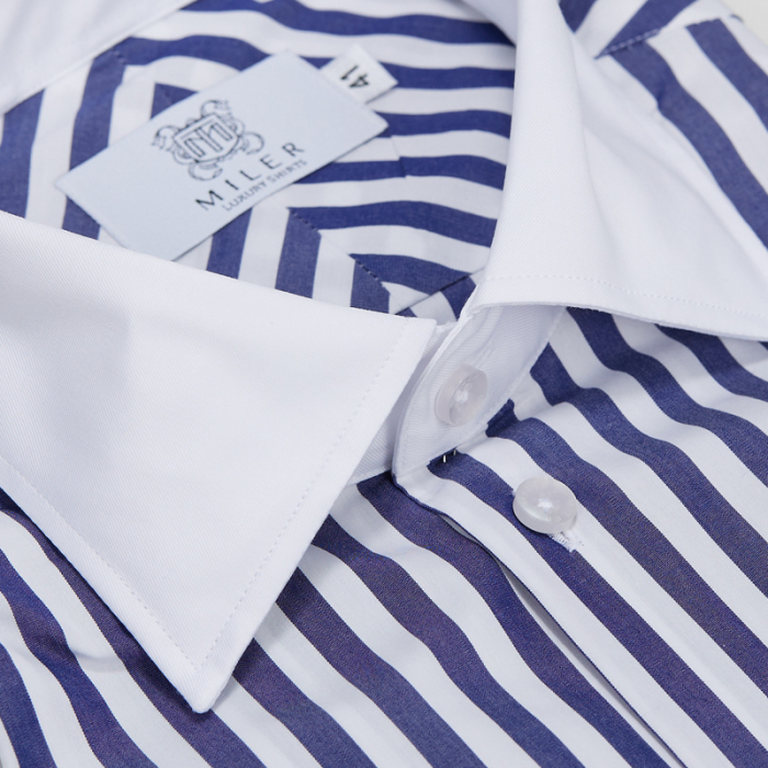 Winchester shirt in blue Bengal stripe #2