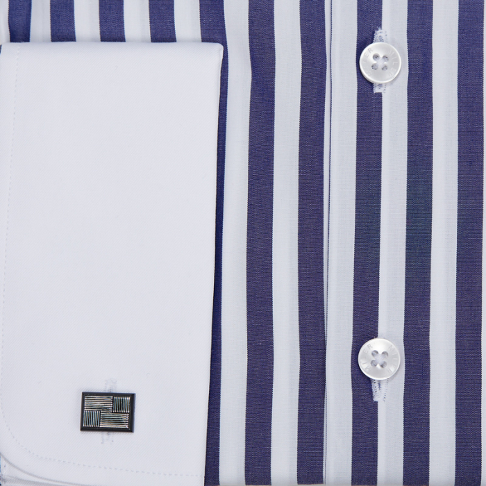 Winchester shirt in blue Bengal stripe #4