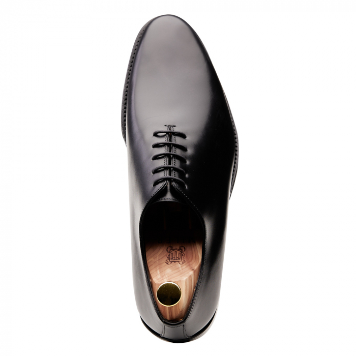 Men's black wholecut shoes by MILER #3