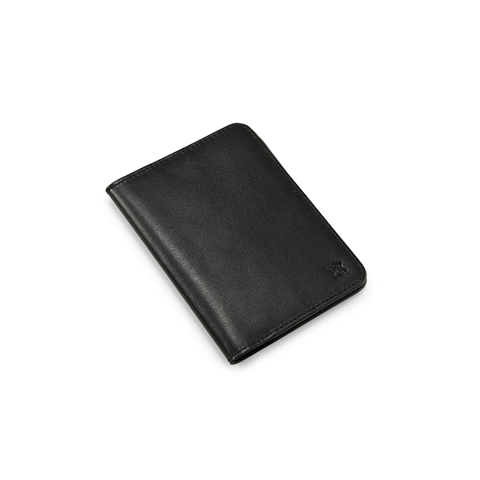 Czarny skórzany portfel męski slim Daily Wallet