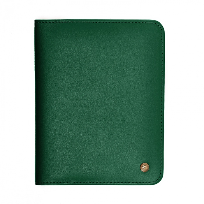 Zielony skórzany portfel męski slim Daily Wallet