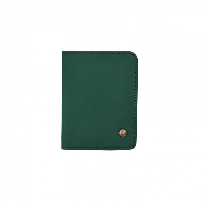 Zielony skórzany portfel męski slim City Wallet