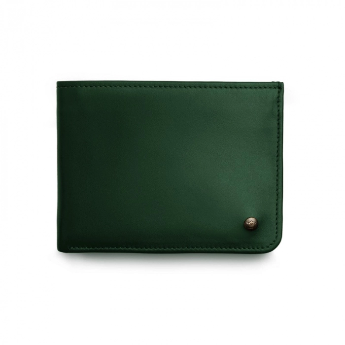 Zielony skórzany portfel męski slim Urban Wallet