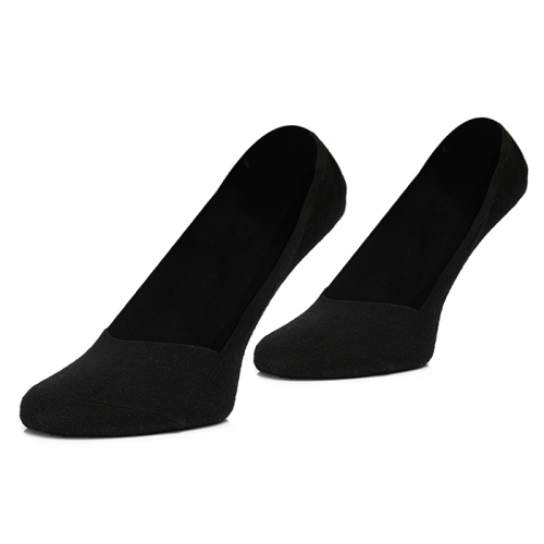 Black no-show socks