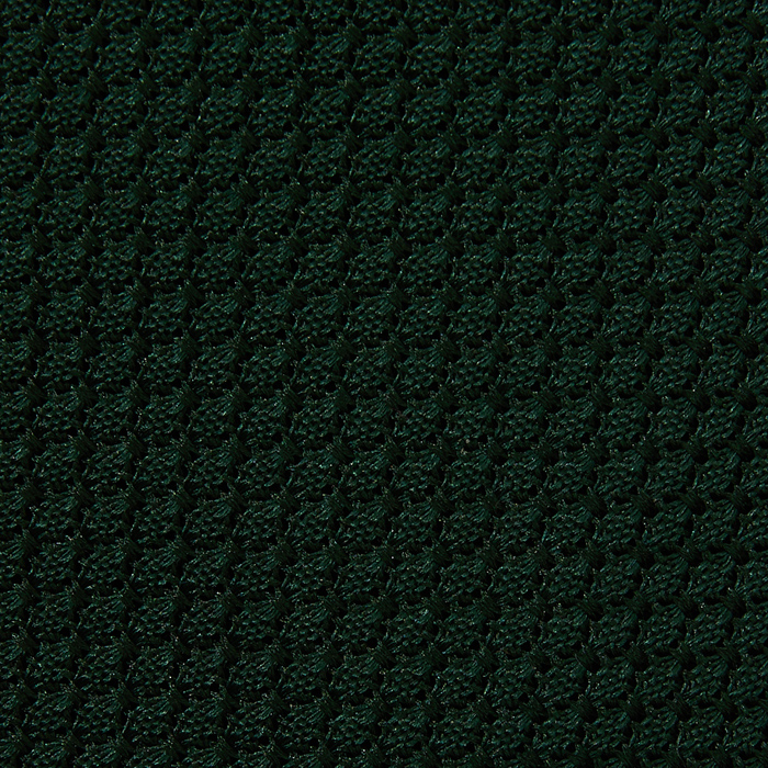 Bottle green silk grenadine tie – Garza Grossa, unlined #1