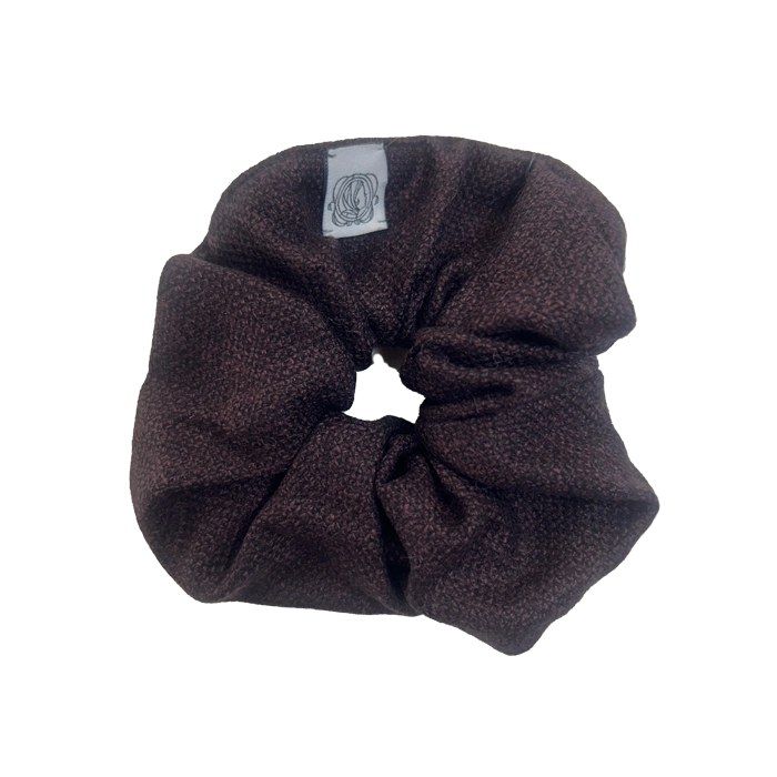 MeMadam: Scrunchie burgundowa wełniana gumka do włosów