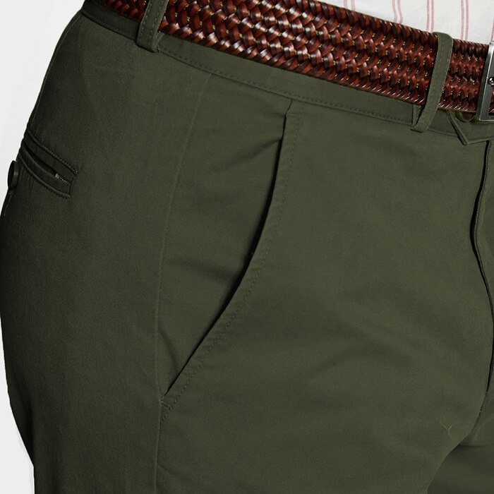 Men’s olive bermuda shorts #2