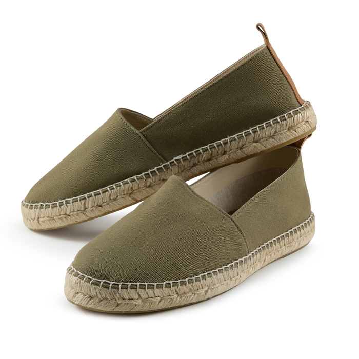 Men’s olive espadrilles #1