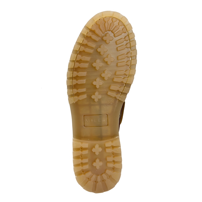 Brown boat shoes with a chunky sole #4