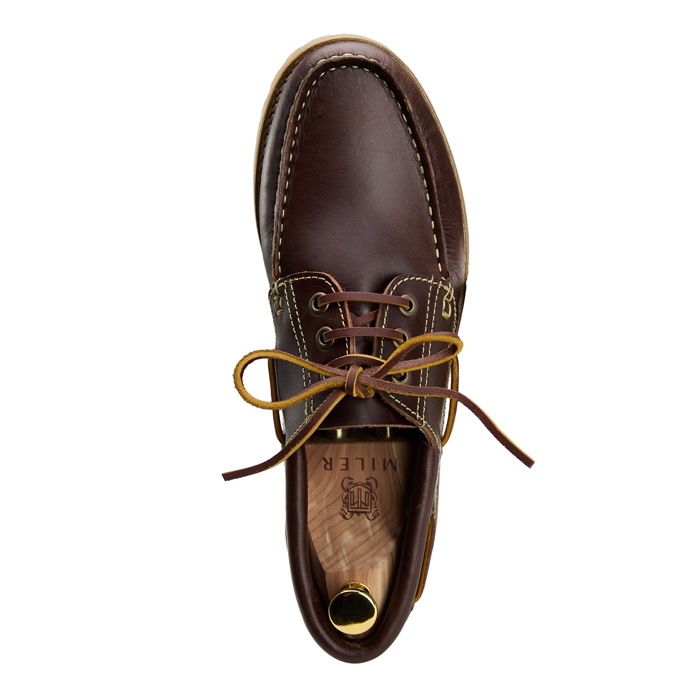 Brown boat shoes with a chunky sole #5