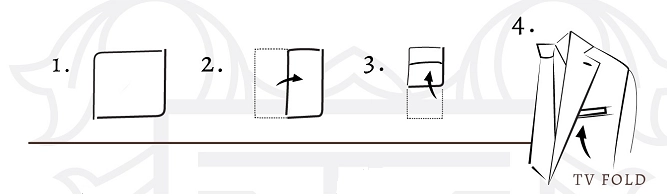 Poszetka TV fold