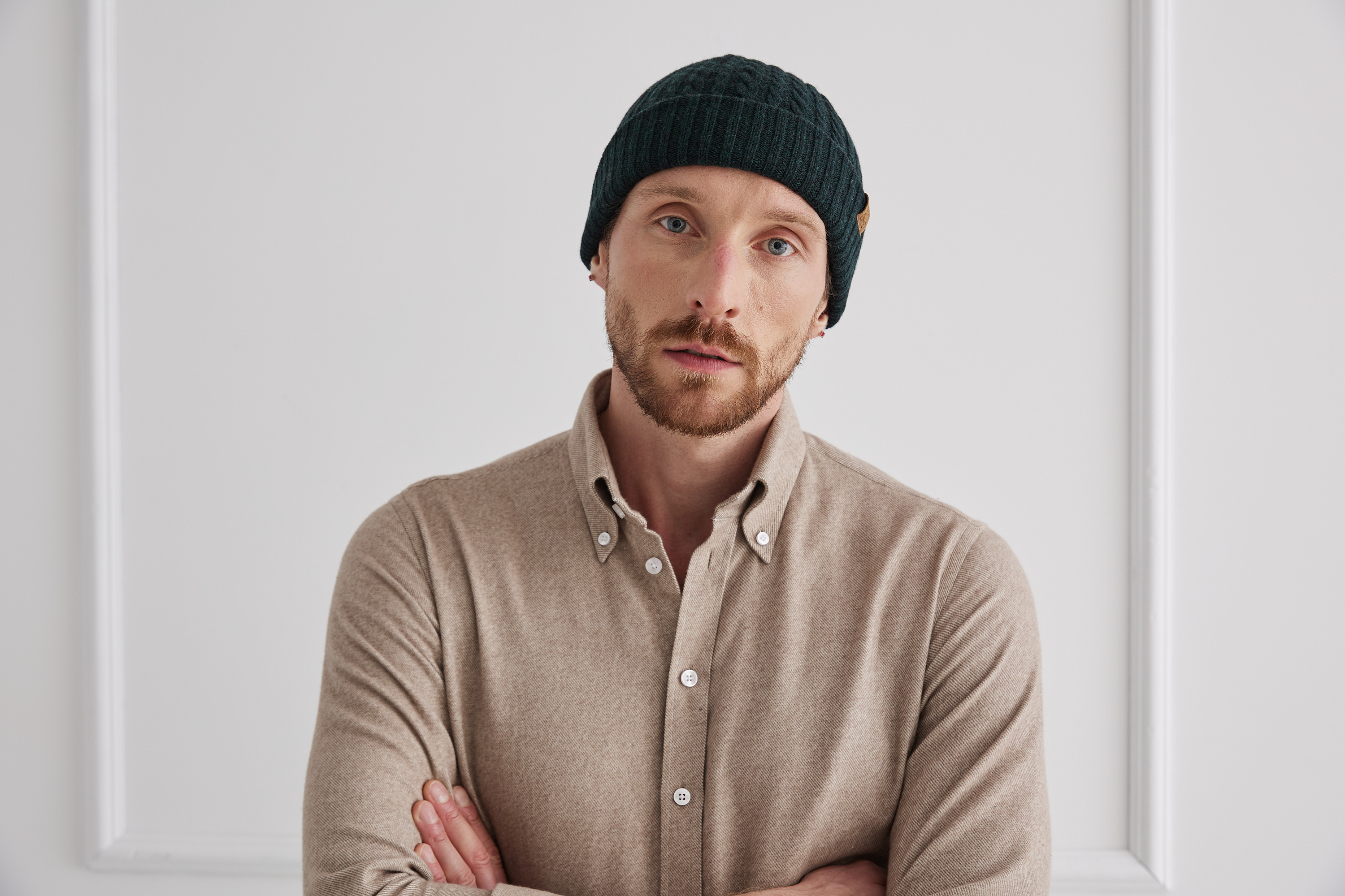 Merino wool beanie