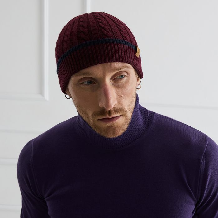 Merino wool beanie