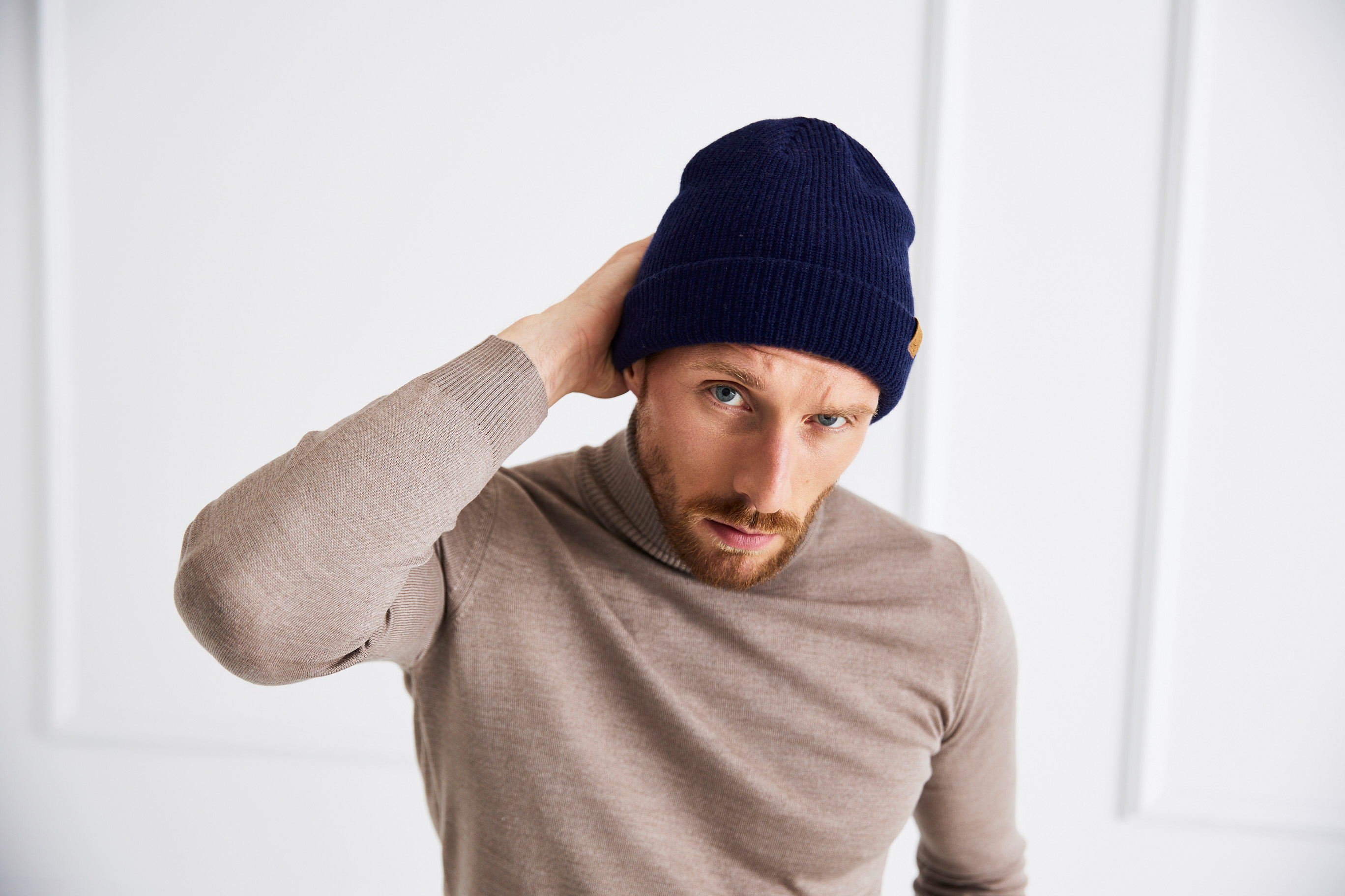 Merino wool beanie