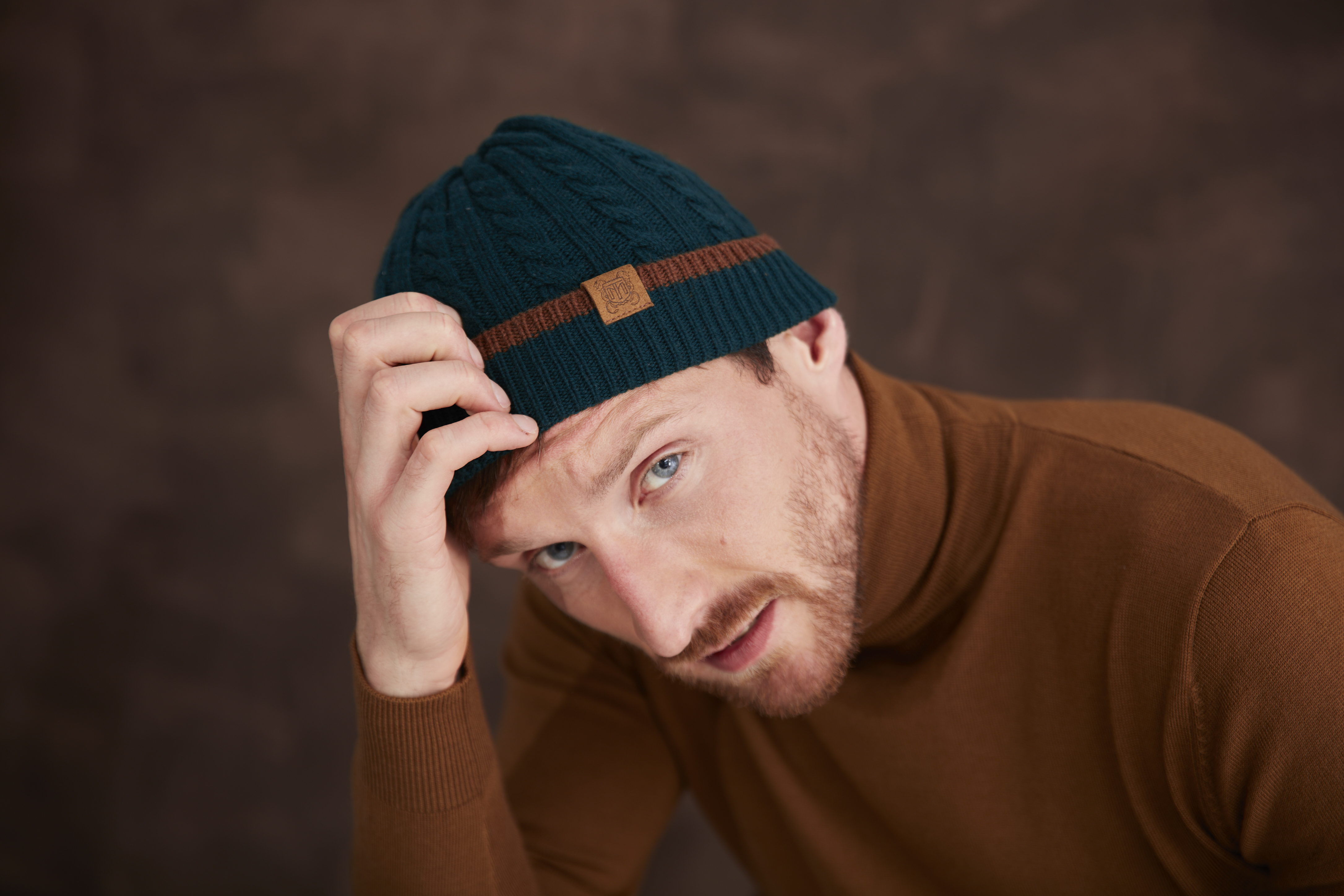 Merino wool beanie