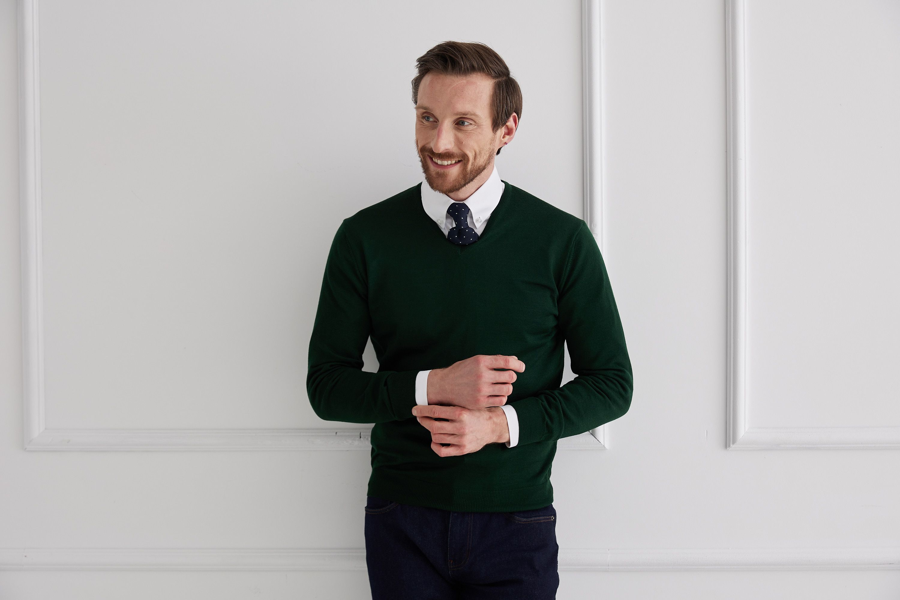 V-neck sweater