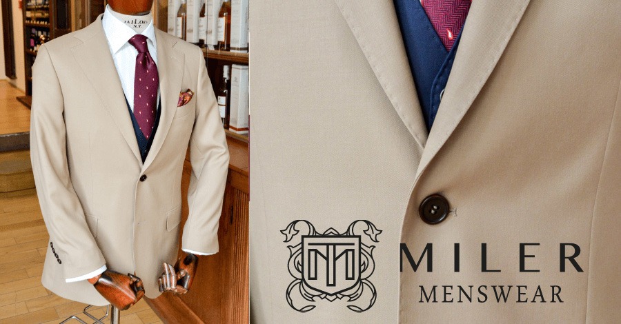 Beige suit